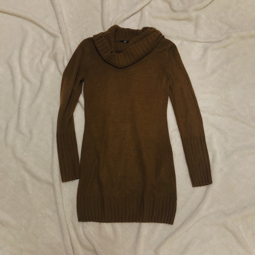 H&M turtleneck sweater dress